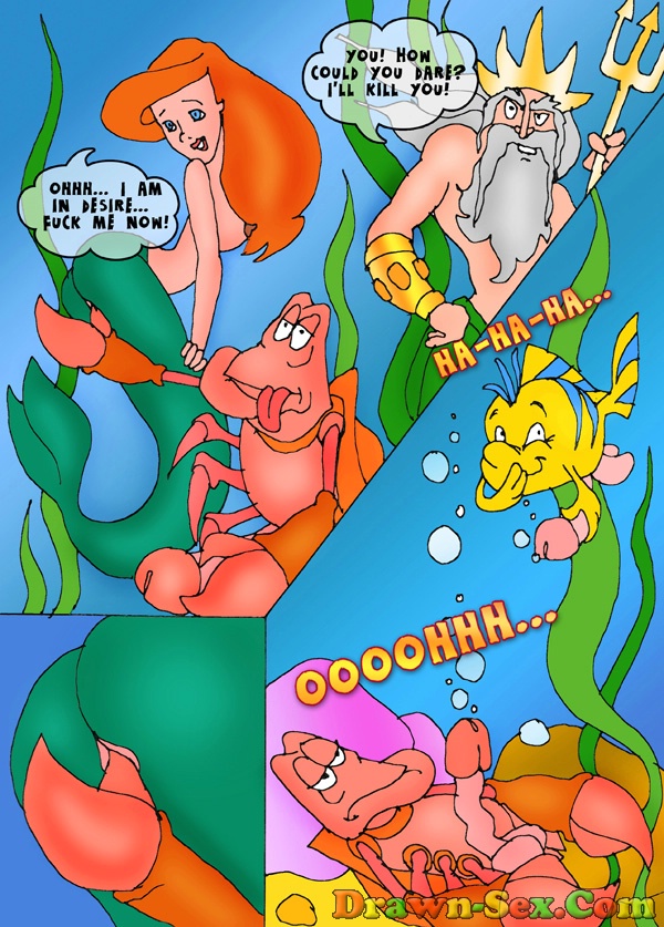 Nude Toon Mermaid - DrawnSex.com Little Mermaid at WeShowPorn.com